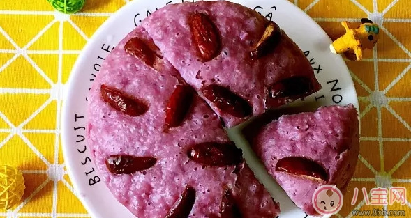 寶寶輔食 口感軟糯的紫薯發糕