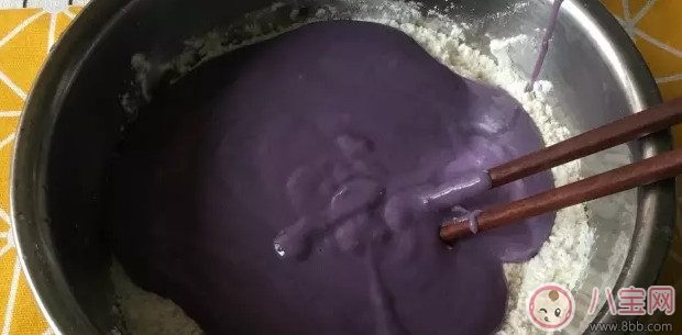 寶寶輔食 口感軟糯的紫薯發糕