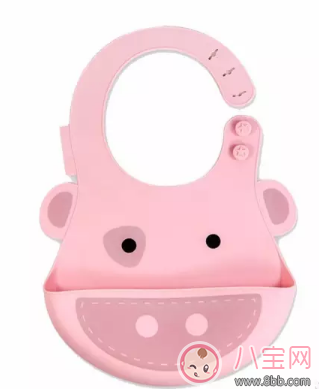 吃輔食再也不怕臟了 賈靜雯女兒咘咘同款硅膠可折疊圍兜