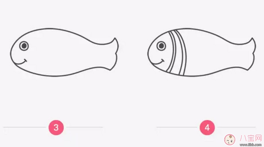 海洋生物趣味多 魚類簡筆畫 海洋生物趣味多 魚類簡筆畫