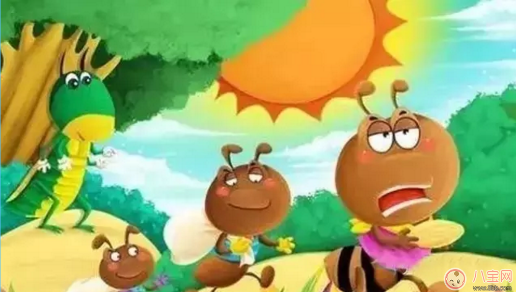 睡前寓言故事  螞蟻和蟈蟈