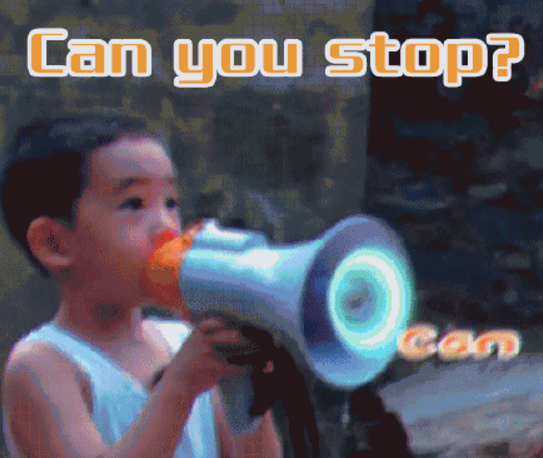 小小春表情包動圖 jasper表情包大喇叭can u stop angry now