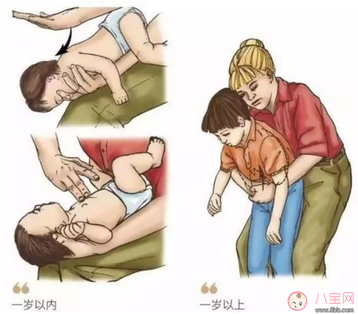 寶寶吃東西卡住如何急救 嬰兒小孩吃東西卡住急救法【帶圖片教程】