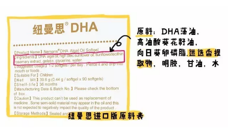 紐曼思和Lifes DHA成分區(qū)別對比測評 紐曼思和Lifes DHA是一個牌子嗎 紐曼思和Lifes DHA成分區(qū)別對比測評 紐曼思和Lifes DHA是一個牌子嗎