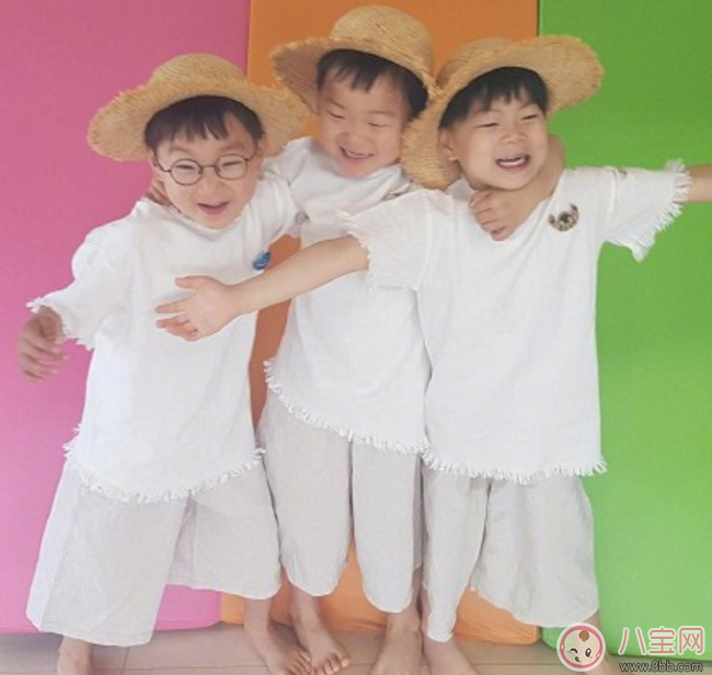 宋家三胞胎長大了是什么樣子 宋家三胞胎最新照片