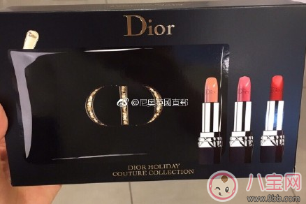 dior2017圣誕節套裝多少錢 dior2017圣誕節套裝口紅色號