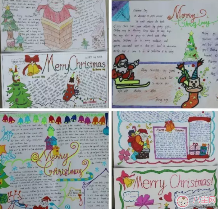如何制作圣誕節手抄報   圣誕節手抄報英語內容