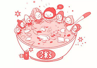 2018年臘八節快樂圖片 臘八節臘八粥配圖圖片素材