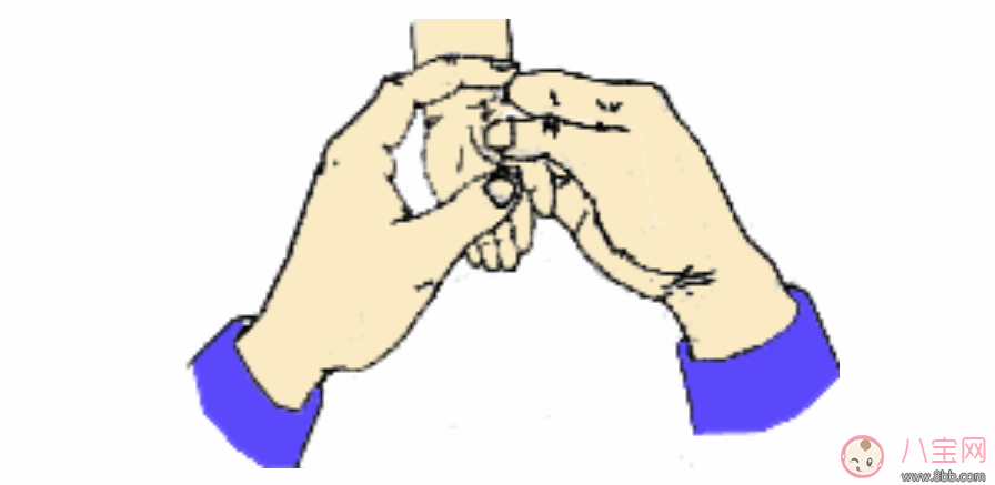 孩子積食怎么推拿  小兒積食發燒推拿手法圖解