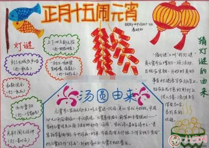 元宵節鬧元宵手抄報圖片2018 元宵節快樂手抄報圖片素材大全(多圖) 元宵節鬧元宵手抄報圖片2018 元宵節快樂手抄報圖片素材大全(多圖)