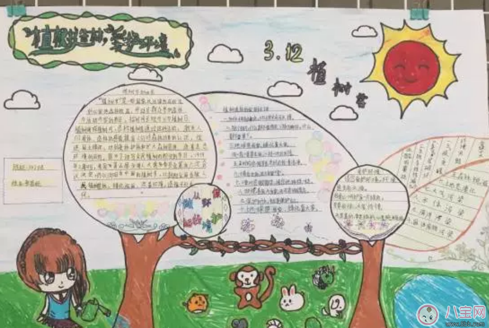 2018漂亮的植樹節(jié)手抄報內(nèi)容 植樹節(jié)手抄報圖片大全 