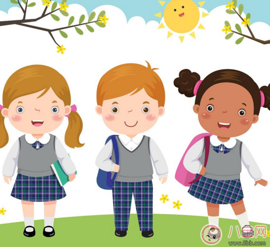 早上送孩子上學怎么發朋友圈 送女兒上學心情說說