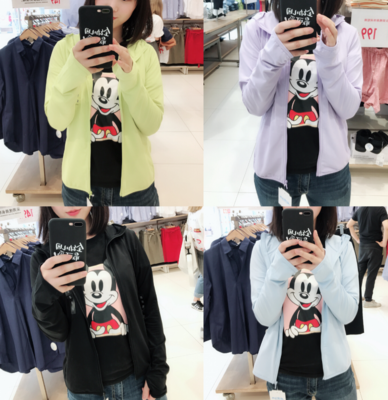 優(yōu)衣庫防曬衣哪個顏色好看 優(yōu)衣庫防曬衣不同顏色的試穿