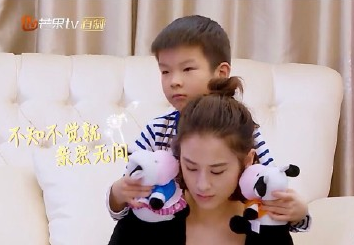 媽媽是超人安迪跟黃圣依撒嬌 黃圣依是怎樣獲得安迪親近的