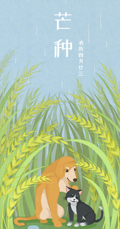 今日芒種的心情說說圖片 2018今日芒種問候祝福語大全