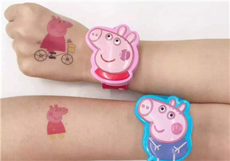 小豬佩奇紋身貼可以貼在身上嗎 寶寶貼小豬佩奇紋身貼會過敏嗎