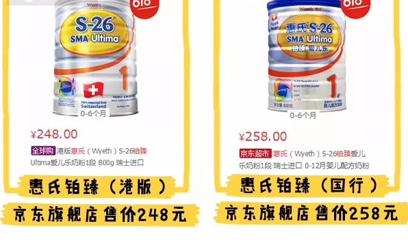 惠氏奶粉品牌安全怎么樣2018 港版惠氏和國(guó)行配方區(qū)別