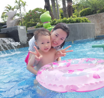 寶寶第一次游泳語錄 寶寶第一次游泳的說說句子