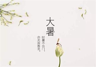 2018今日大暑配圖句子說說朋友圈 今日大暑節氣心情說說短語