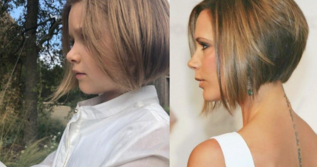 小七短發(fā)撞臉?gòu)寢?孩子是更像父親還是更像母親