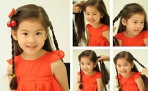 給女寶梳什么發型好看 女寶扎頭發教程2018
