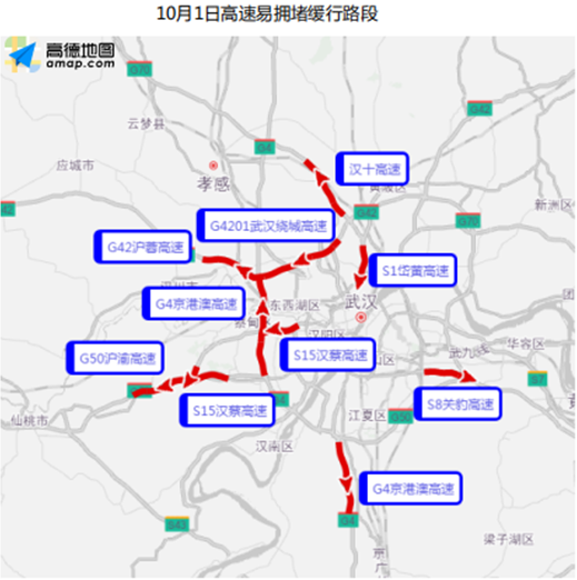2018武漢國慶節會不會堵車 國慶節武漢高速堵車時間段2018