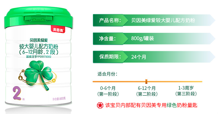 貝因美綠愛奶粉二段給寶寶換段好不好 寶寶喝貝因美綠愛奶粉好喝嗎 貝因美綠愛奶粉二段給寶寶換段好不好 寶寶喝貝因美綠愛奶粉好喝嗎
