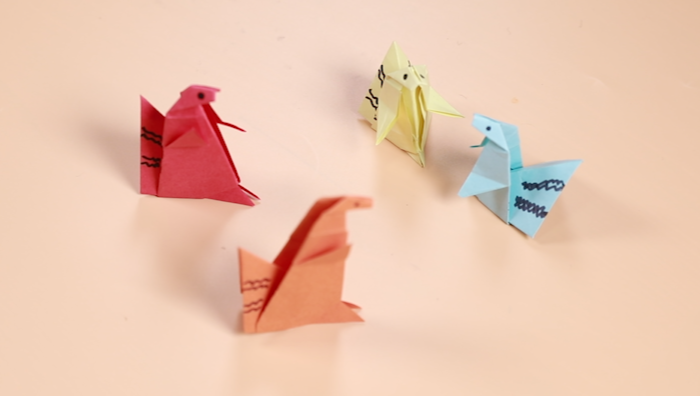 小松鼠折紙視頻教程    松鼠折紙步驟圖