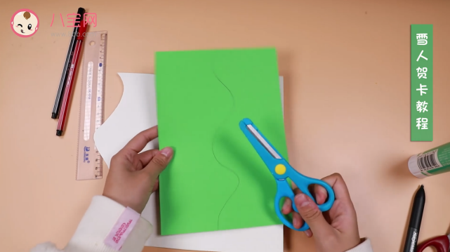圣誕節雪人賀卡視頻教程 雪人賀卡制作步驟 圣誕節雪人賀卡視頻教程 雪人賀卡制作步驟