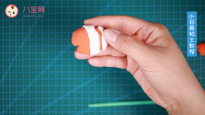 小丑魚粘土視頻教程  小丑魚粘土步驟圖