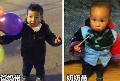 老人帶娃和媽媽帶娃的區別 最靚寶寶vs村花寶寶