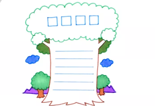 312植樹節手抄報圖片模板 2019植樹節手抄報內容