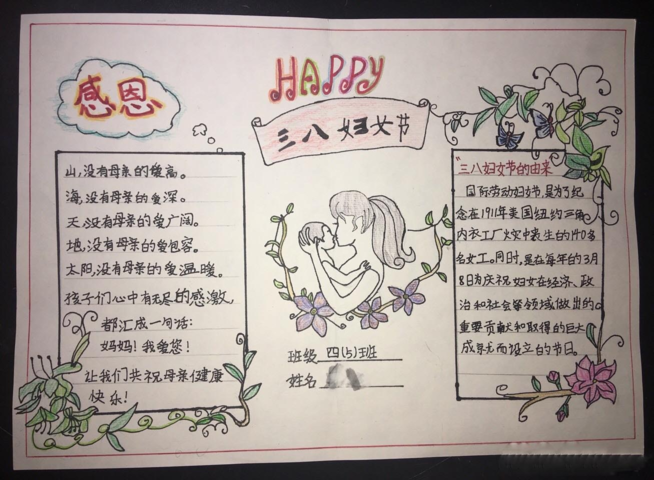 三八婦女節手抄報 三八婦女節手抄報內容2019 三八婦女節手抄報 三八婦女節手抄報內容2019
