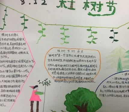 2019植樹節(jié)手抄報大全 植樹節(jié)的手抄報該怎么畫畫
