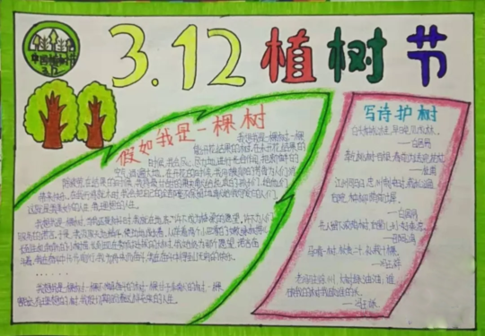 植樹(shù)節(jié)手抄報(bào)圖片 植樹(shù)節(jié)手抄報(bào)內(nèi)容文字素材2019