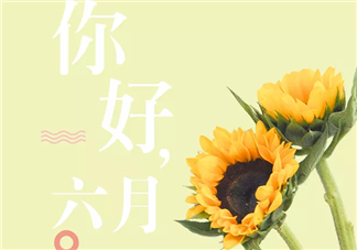 六月你好早安心語 六月你好早安說說