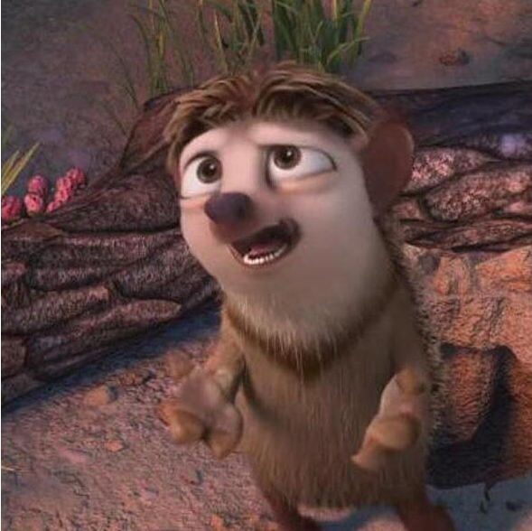 李現撞臉冰河世紀鼴鼠對比照 二次元李現表情包大全