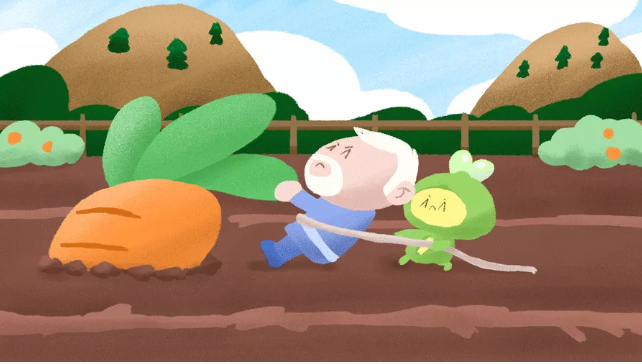 學齡前寶寶睡前故事 拔蘿卜