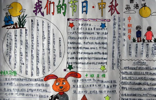 2019小學(xué)生中秋節(jié)手抄報(bào) 中秋節(jié)手抄報(bào)簡(jiǎn)單漂亮