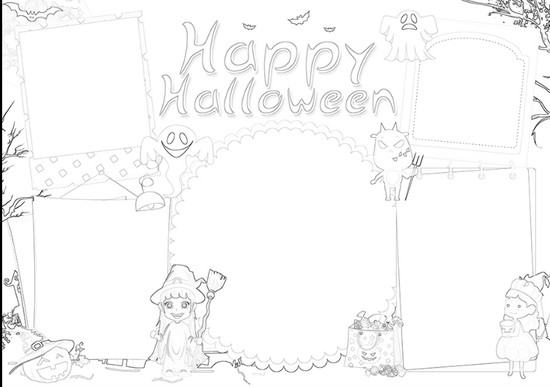 2019萬圣節(jié)搞怪有個性的手抄報大全 萬圣節(jié)手抄報模板圖片