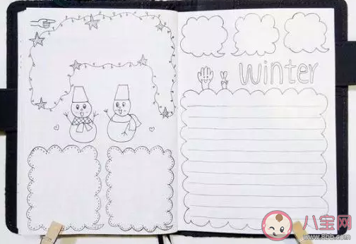 2019立冬手抄報圖片模板 立冬手抄報內容