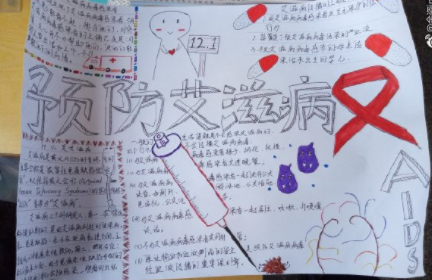 世界艾滋病日手抄報圖片 簡單漂亮艾滋病日手抄報模板 世界艾滋病日手抄報圖片 簡單漂亮艾滋病日手抄報模板