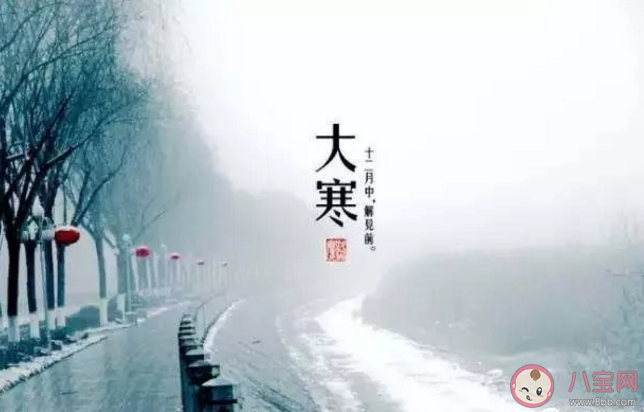 今日大寒唯美朋友圈說說 今日大寒心情感言句子