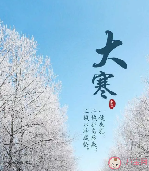 今日大寒說說朋友圈配圖 今天是大寒帶字圖片素材壁紙 今日大寒說說朋友圈配圖 今天是大寒帶字圖片素材壁紙