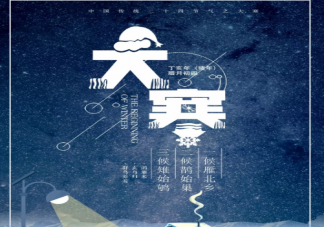 今日大寒說說朋友圈配圖 今天是大寒帶字圖片素材壁紙