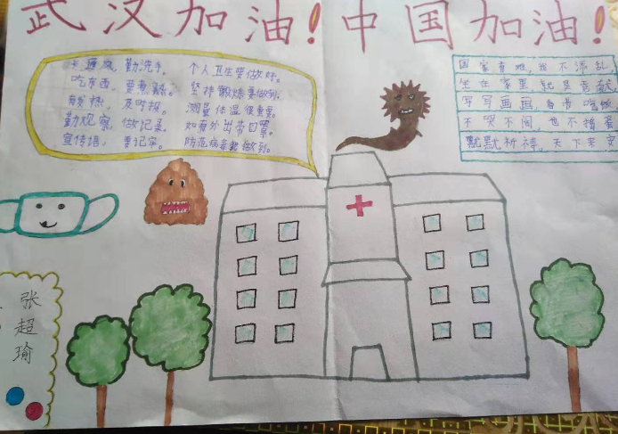 預防肺炎病毒手抄報圖片大全 新型冠狀病毒手抄報內容