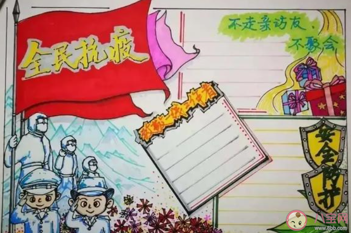 抗疫情的手抄報文案句子內容大全2020  寫在疫情手抄報上的正能量句子