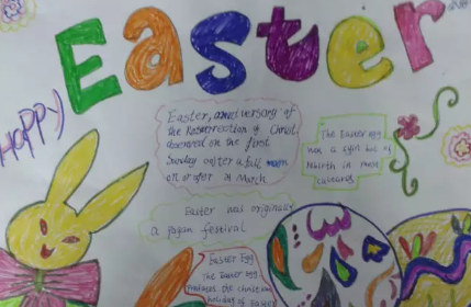 2020復活節手抄報圖片大全 簡單的復活節手抄報模板