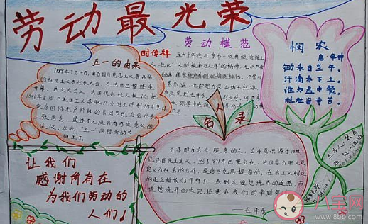 2020五一勞動最光榮的手抄報圖片大全 五一贊美勞動節(jié)的手抄報模板合集