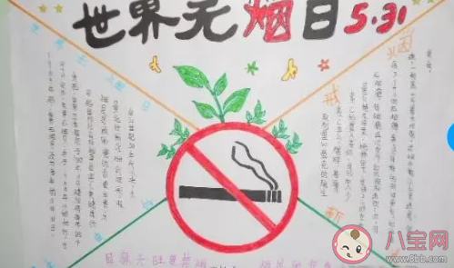 2020世界無煙日手抄報圖片大全 簡單的世界無煙日手抄報模板 2020世界無煙日手抄報圖片大全 簡單的世界無煙日手抄報模板
